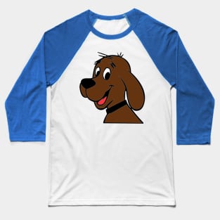 Cartoon Dog Baseball T-Shirt